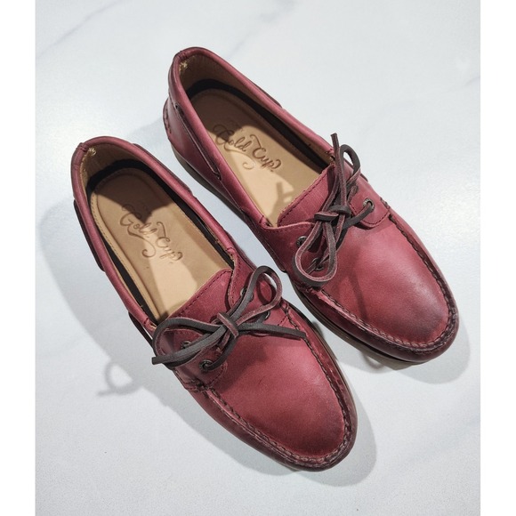 Sperry Other - Sperry Gold Cup Authentic 2 Eye Let Boat Shoes Men's Sz 8.5 Leather Burnished